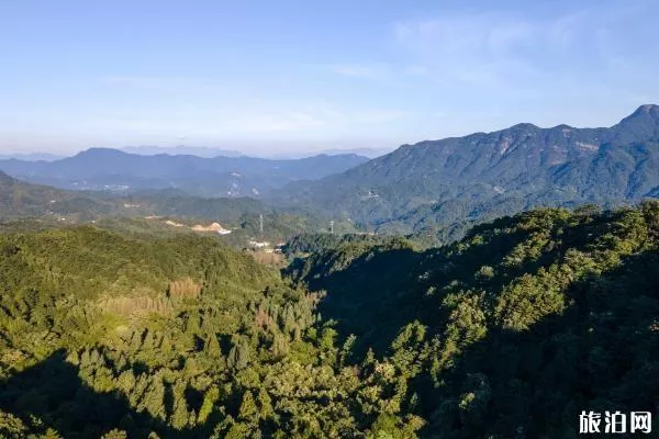 大别山主峰白马尖景区游玩