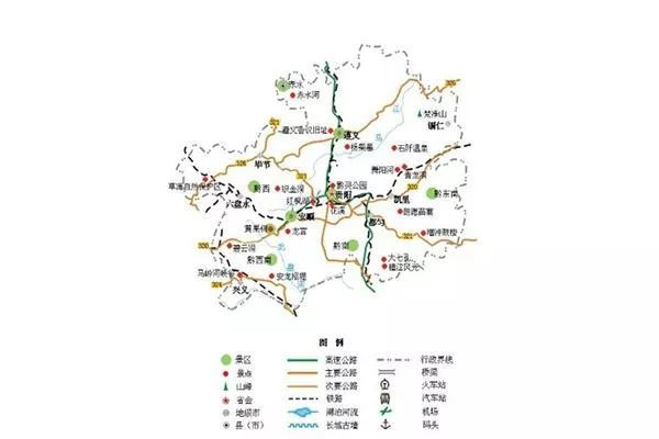 贵州各景点之间距离多少 景点分布介绍