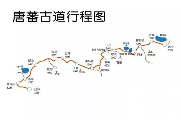 进藏公路线地图 几条进藏公路线