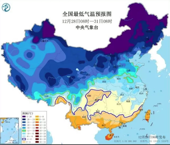 寒潮预警升级为橙色 寒潮最新消息