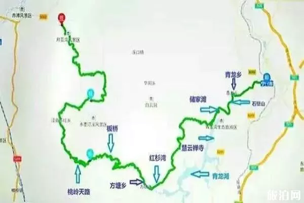 皖南川藏线自驾地图 怎么导航去