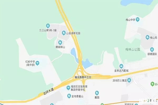 深圳梅林山公园徒步路线